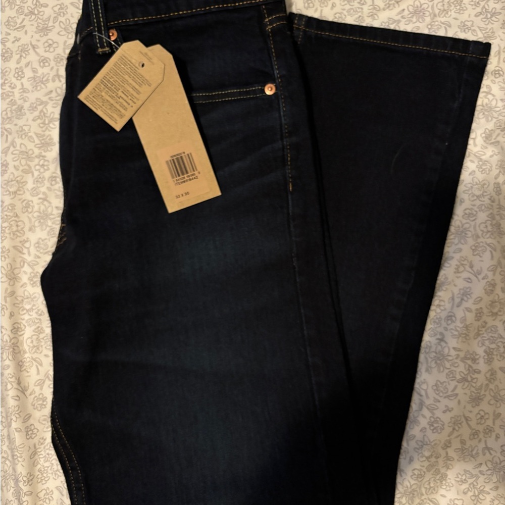 Levi’s Dark Blue Denim Jeans, size 32x30. New with tags.